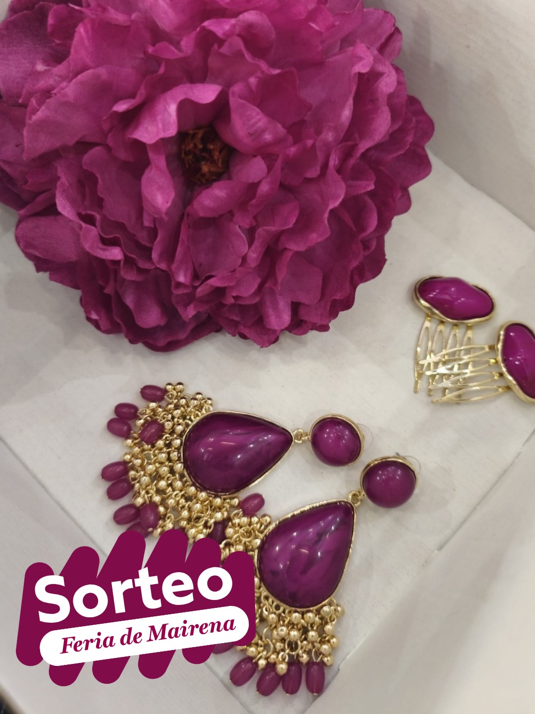 Imagen de 🌸 ¡SORTEO complementos para la Feria de Mairena! 🎉
¡