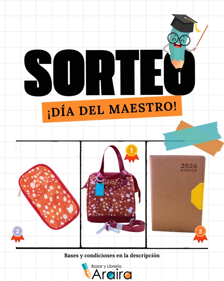 Imagen de ✨ SORTEO ESPECIAL · DÍA DEL MAESTRO ✨
Hoy celebramos a