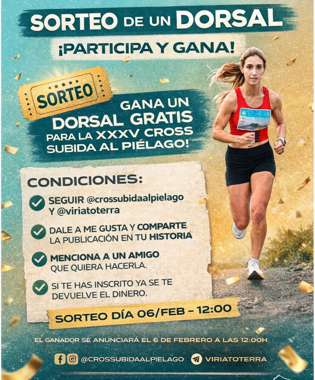 Imagen de ⚠️⚠️⚠️💥💥💥🎉🎉SORTEO DE UN DORSAL PA