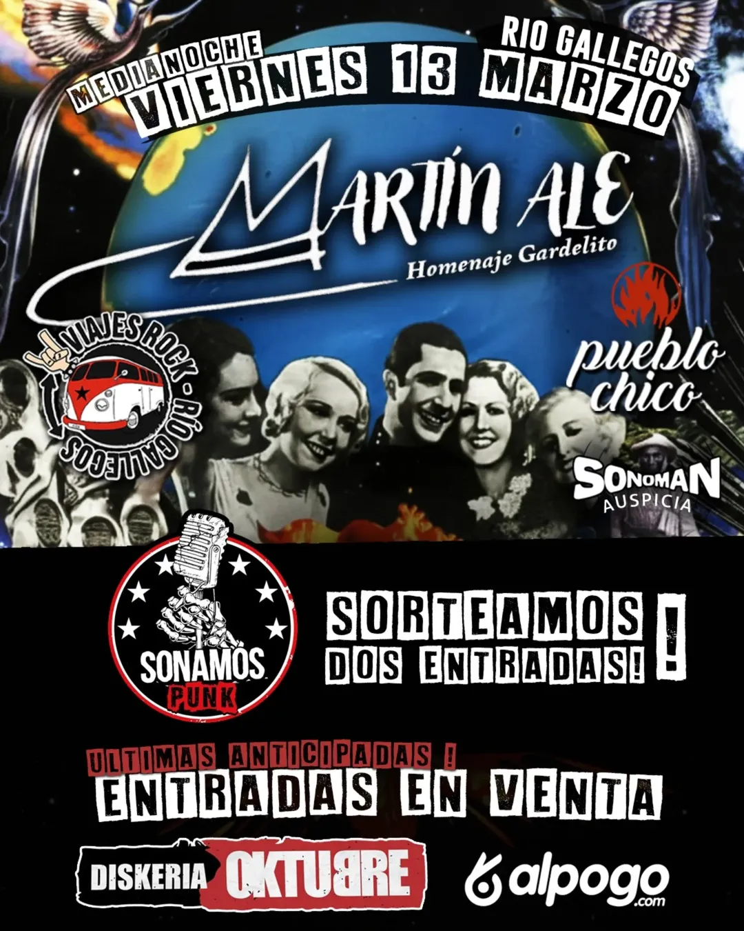 Imagen de 🔥 ¡SORTEO GARDELITERO EN RÍO GALLEGOS!
¿Querés ir gra