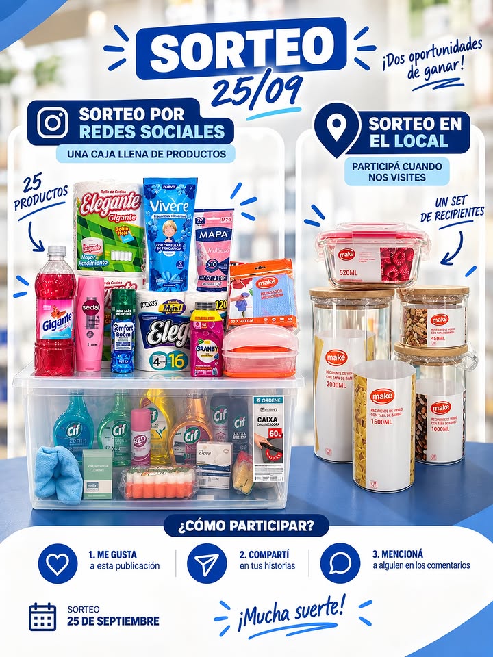 Imagen de 🎉 ¡GRAN SORTEO DE SEPTIEMBRE EN DISTRIBUIDORA MALVINAS! 