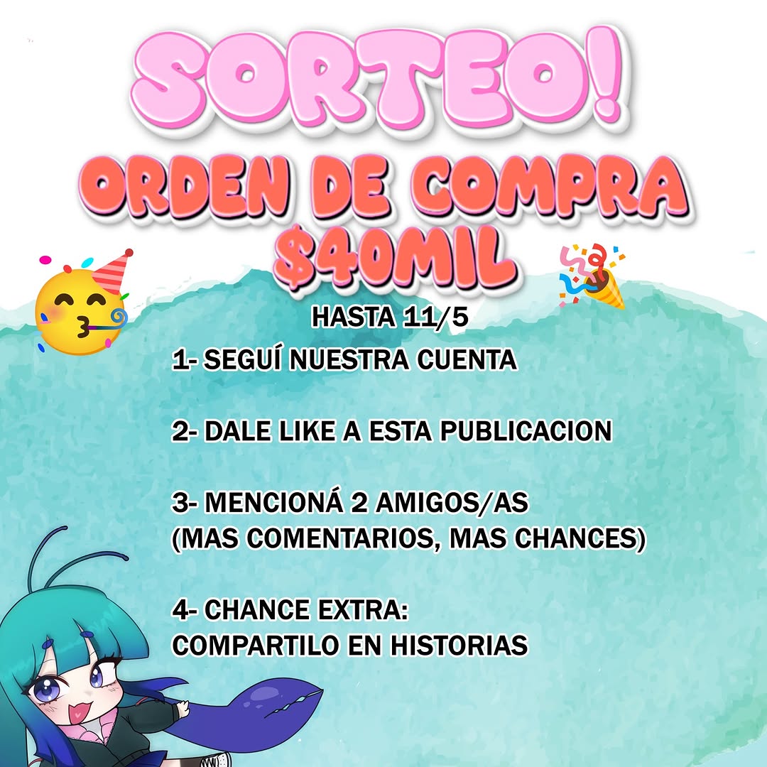 Imagen de 🎉✨ SORTEO EN KIZUNA ✨🎉

¡Se viene un orden de com