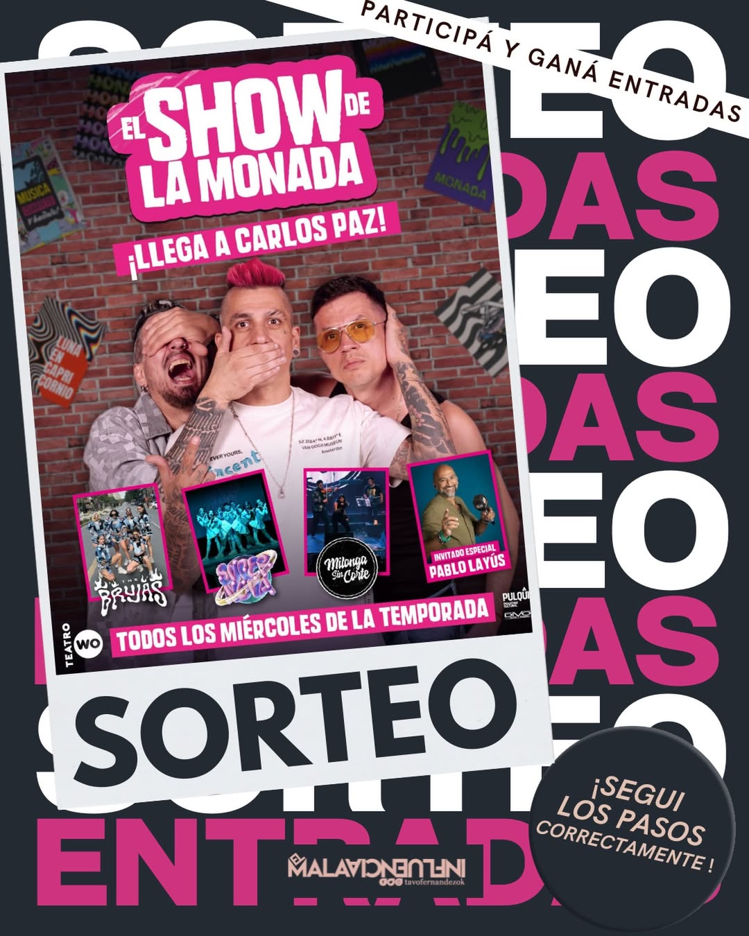Imagen de SORTEO 💫 MONADA en el Teatro ✨
👉 Funcion  Miércoles
