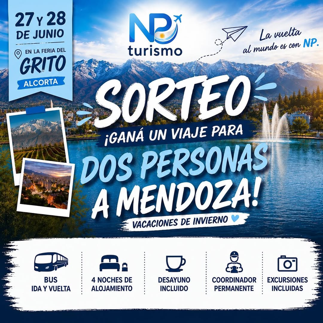 Imagen de 🎉✈️ ¡VISITÁ EL STAND DE NP TURISMO Y PARTICIPÁ POR