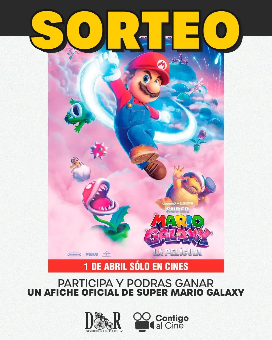 Imagen de ¡ATENCIÓN FANS DE MARIO! 🌌🍄

Participa en nuestro SO