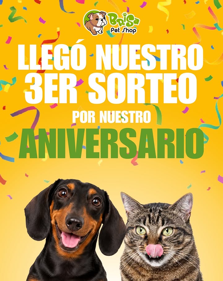 Imagen de 🎉🐾¡Nuestro 3er sorteo del mes ha comenzado!🐾🎉

