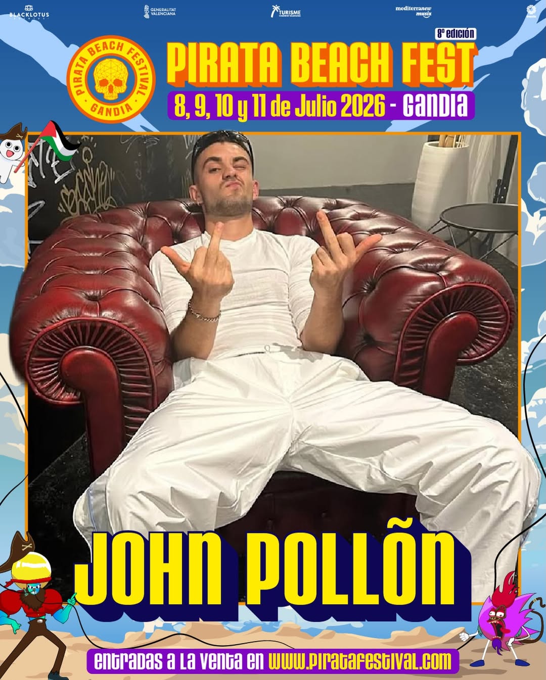 Imagen de #SORTEO ¡Nueva confirmación!🏴‍☠️🔥¡JOHN POLLÕ