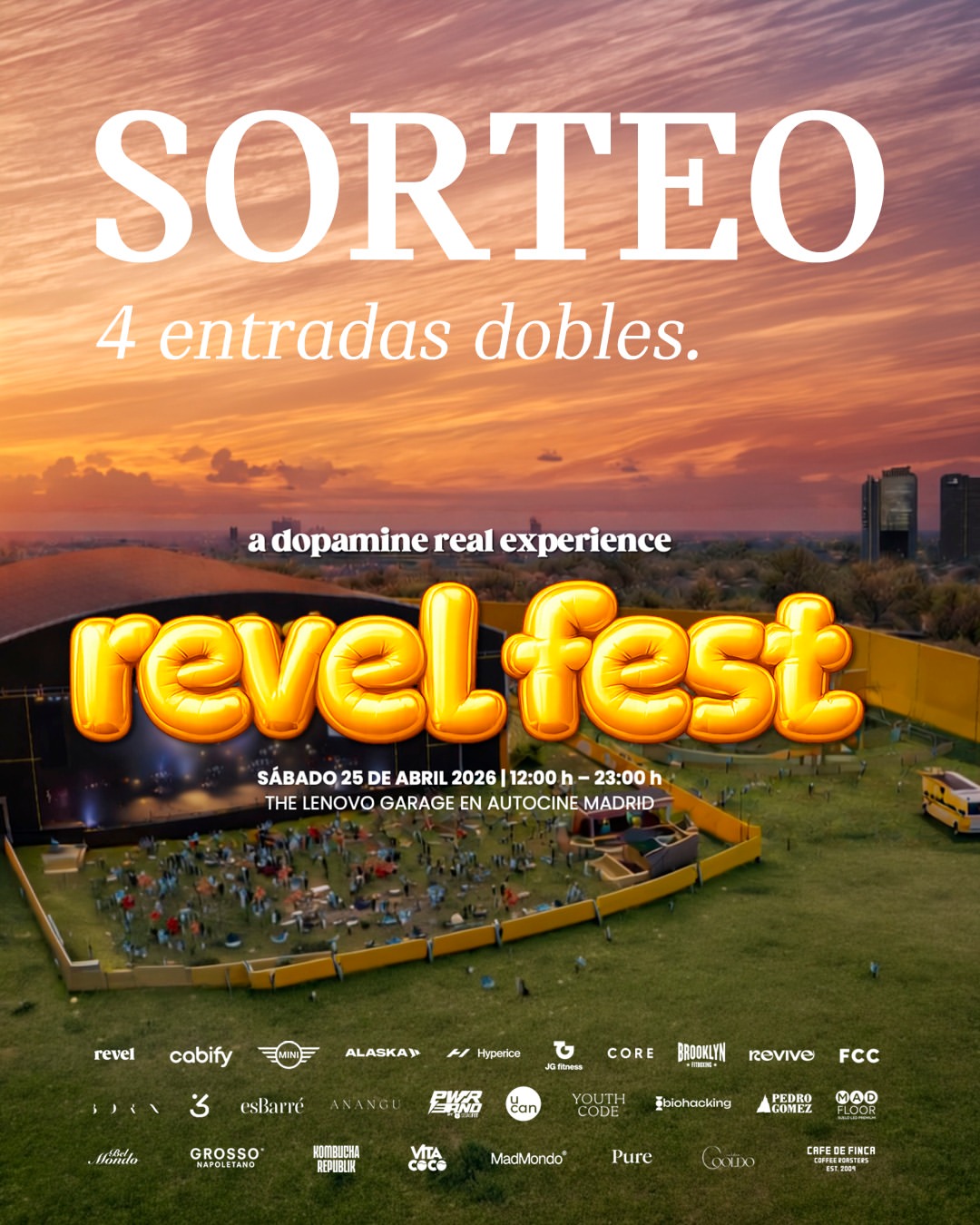 Imagen de 🎉 ¡SORTEO ENTRADAS REVEL FEST! 🎉

MINI BYmyCAR Madrid