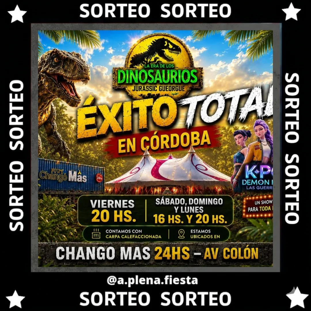 Imagen de SORTEO EXCLUSIVO ! 💯💯
- 
🎫ENTRADAS SIMPLES  MAÑANA