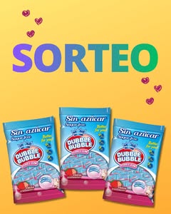 Imagen de 🆂🅾🆁🆃🅴🅾 3 bolsas de DUBBLE BUBBLE de fresa 