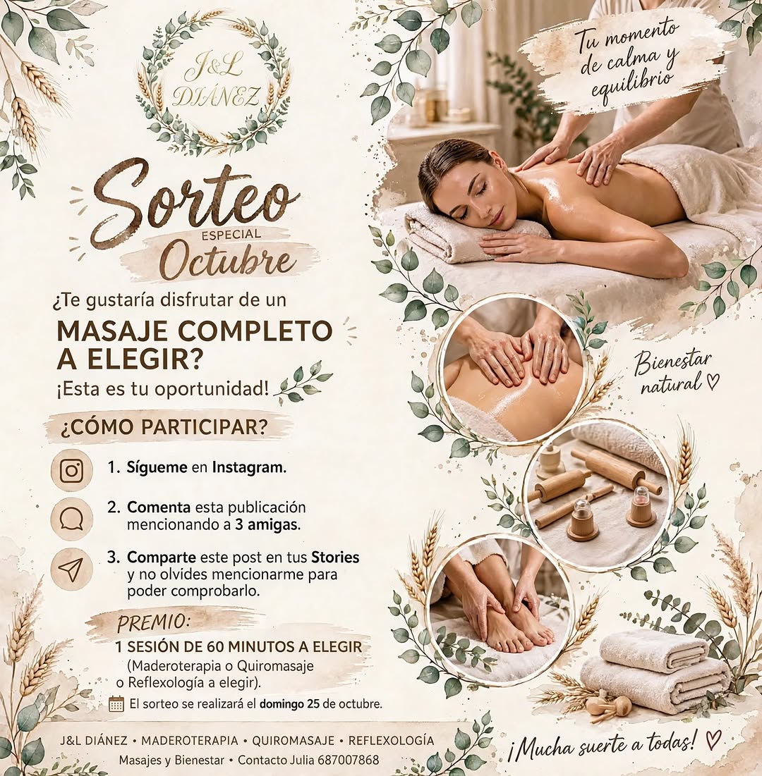 Imagen de 🍂✨ *¡SORTEO ESPECIAL OCTUBRE!* ✨🍂

¿Te gustaría