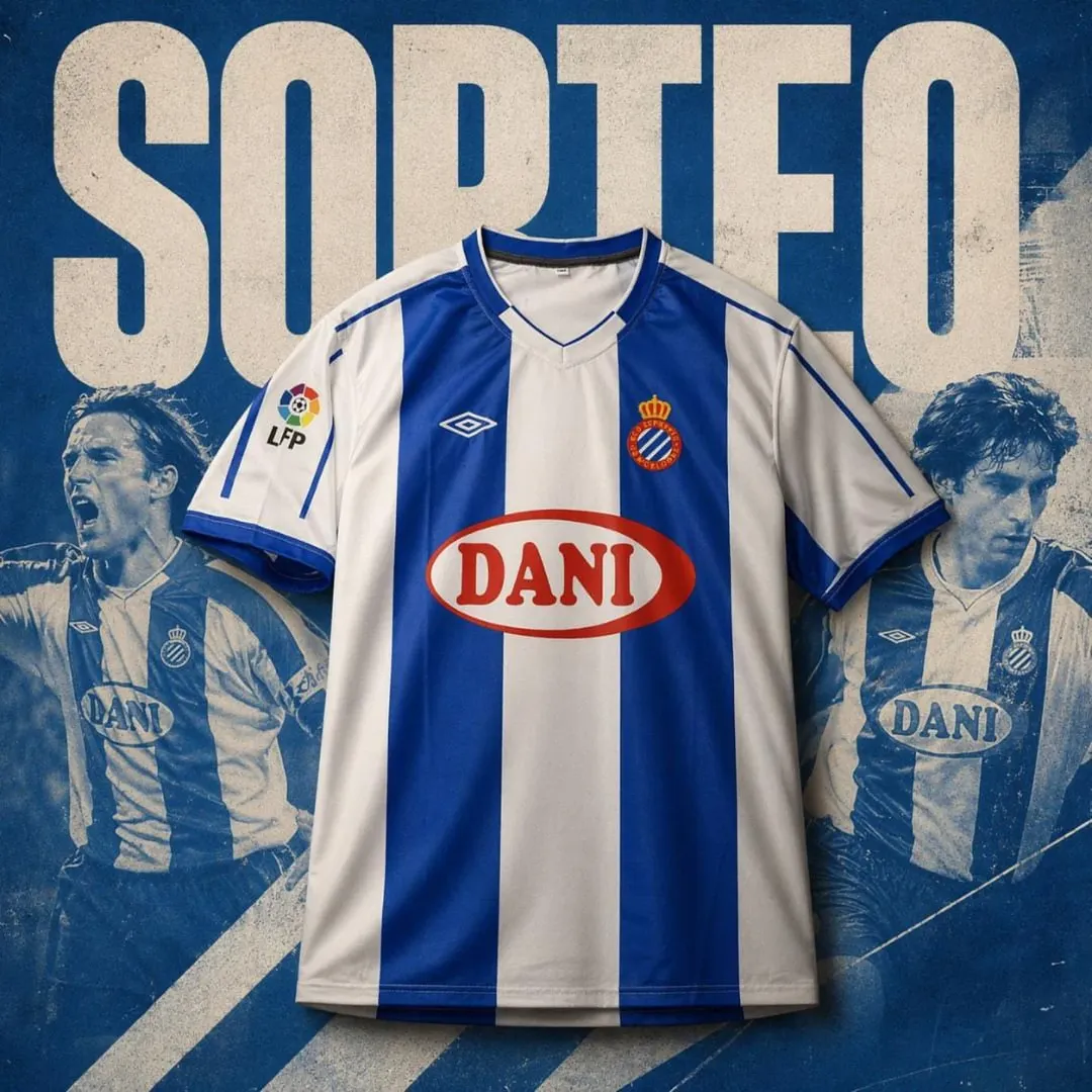 Imagen de ¡¡SORTEO DE UNA CAMISETA DEL RCD ESPANYOL TEMPORADA 2003-2