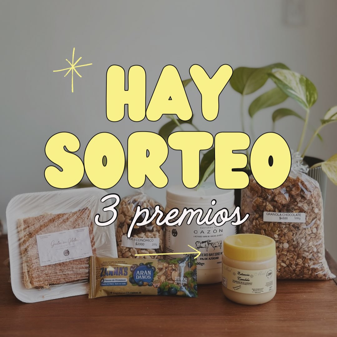 Imagen de SORTEO | 3 PREMIOS, 3 GANADORES 🎁

Queremos que más pers