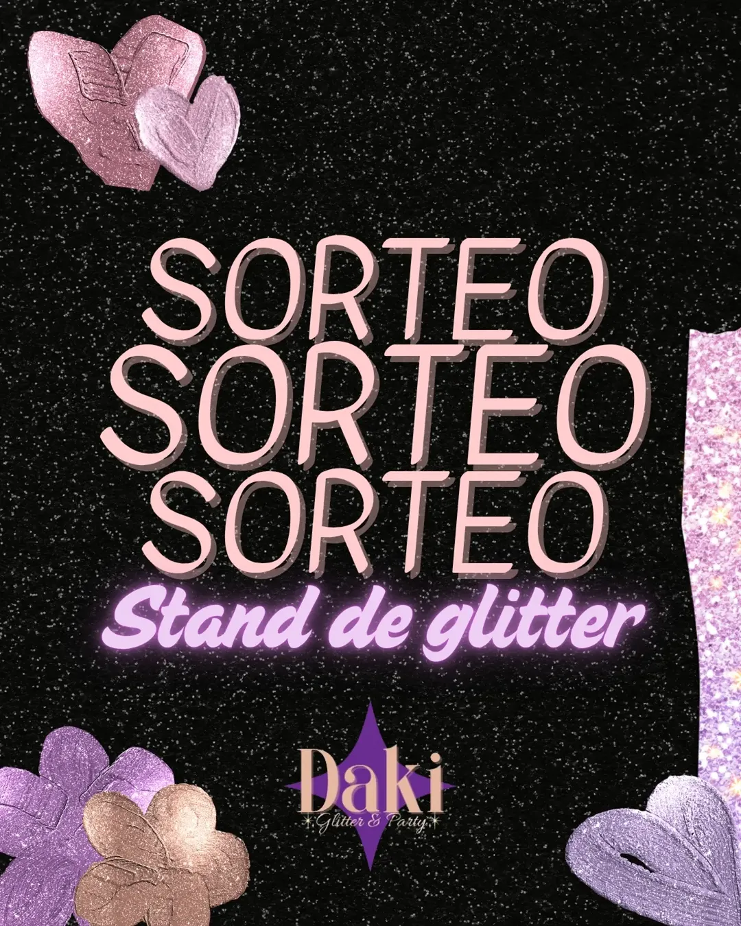 Imagen de ✨ SORTEO DAKI ✨
¡Ganá un Stand de Glitter para tu even