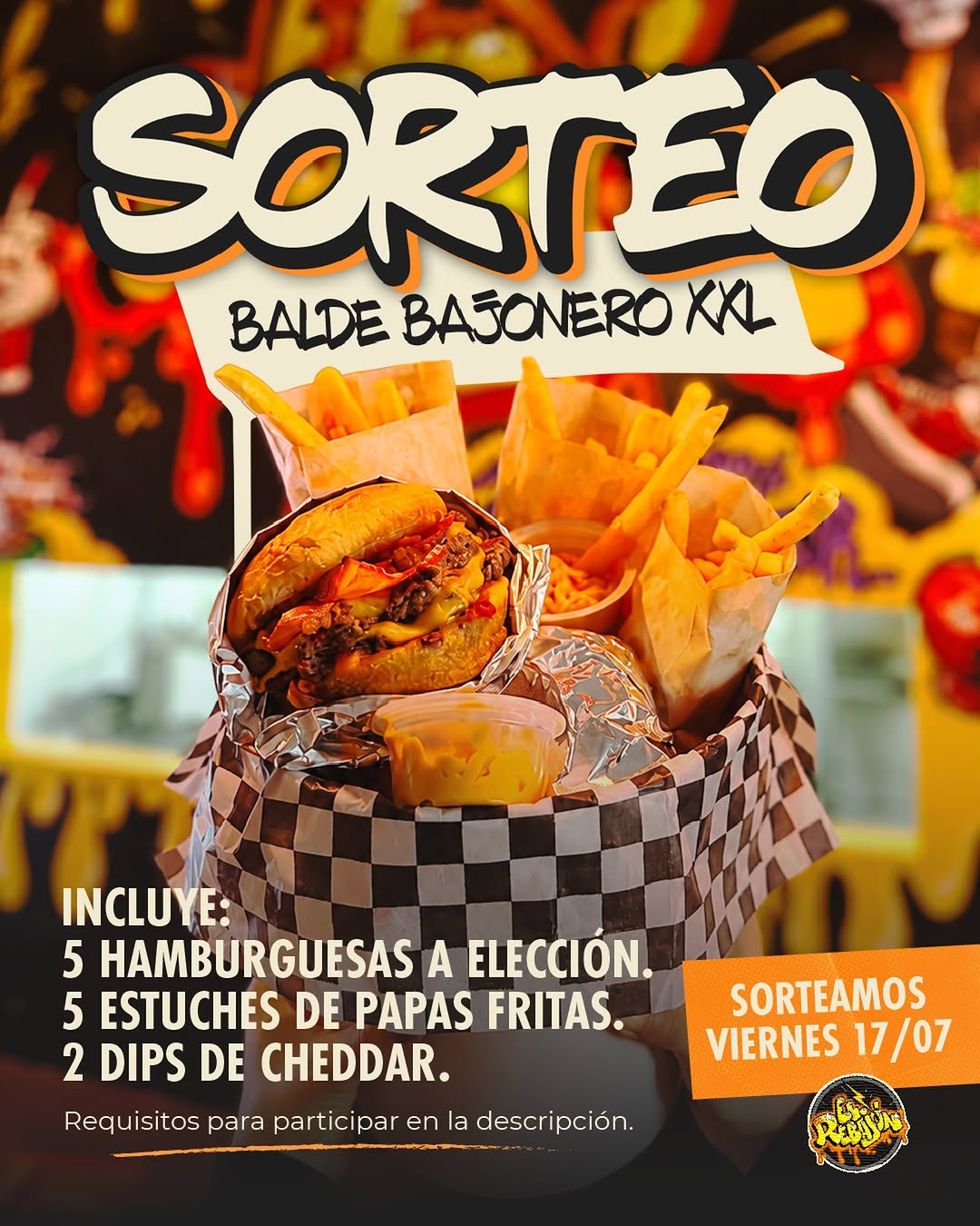Imagen de 🚨 ¡Participá por un Balde Bajonero XXL! 🍔🔥

¿Có
