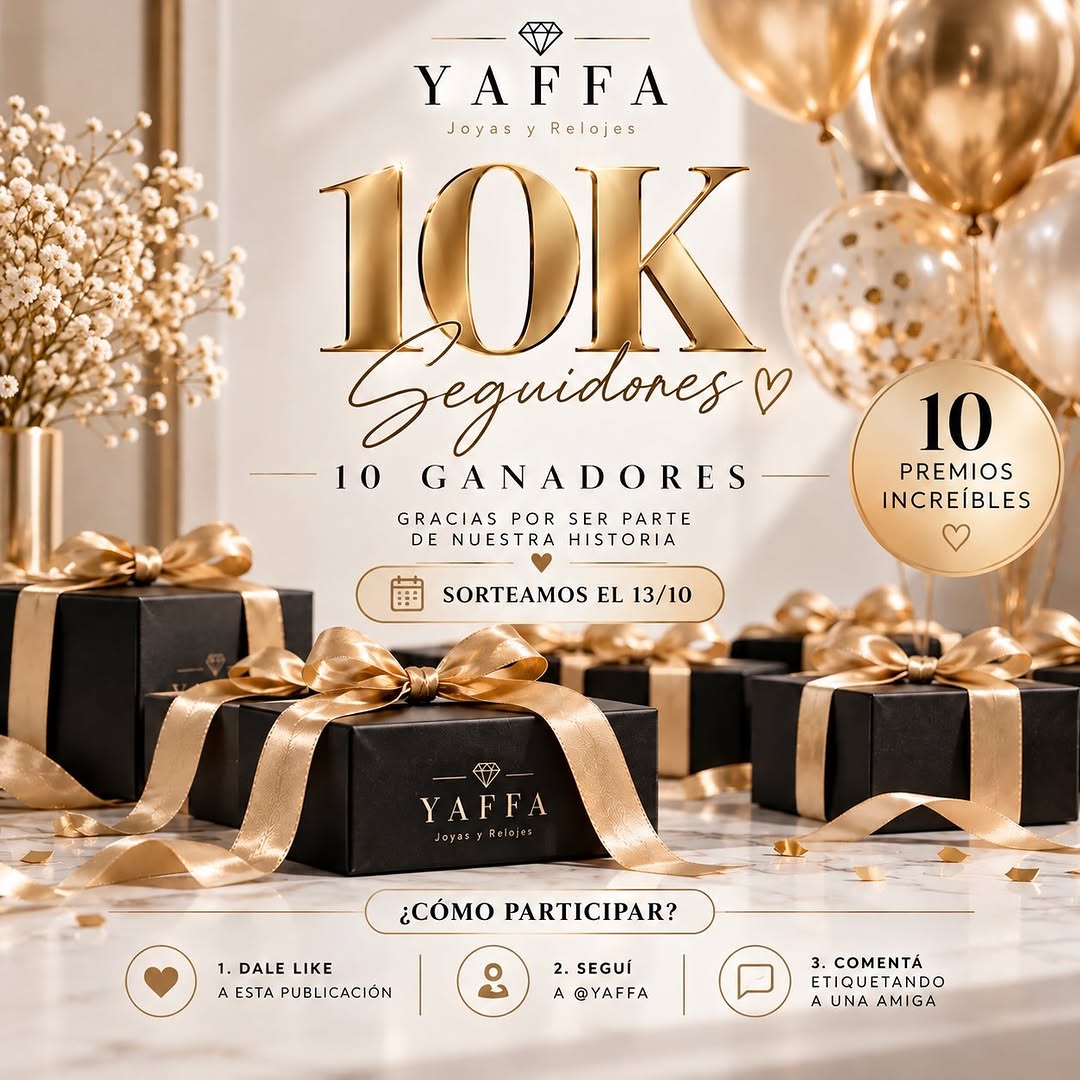 Imagen de ✨🎉 ¡LLEGAMOS A LOS 10K Y QUEREMOS FESTEJARLO CON VOS! 