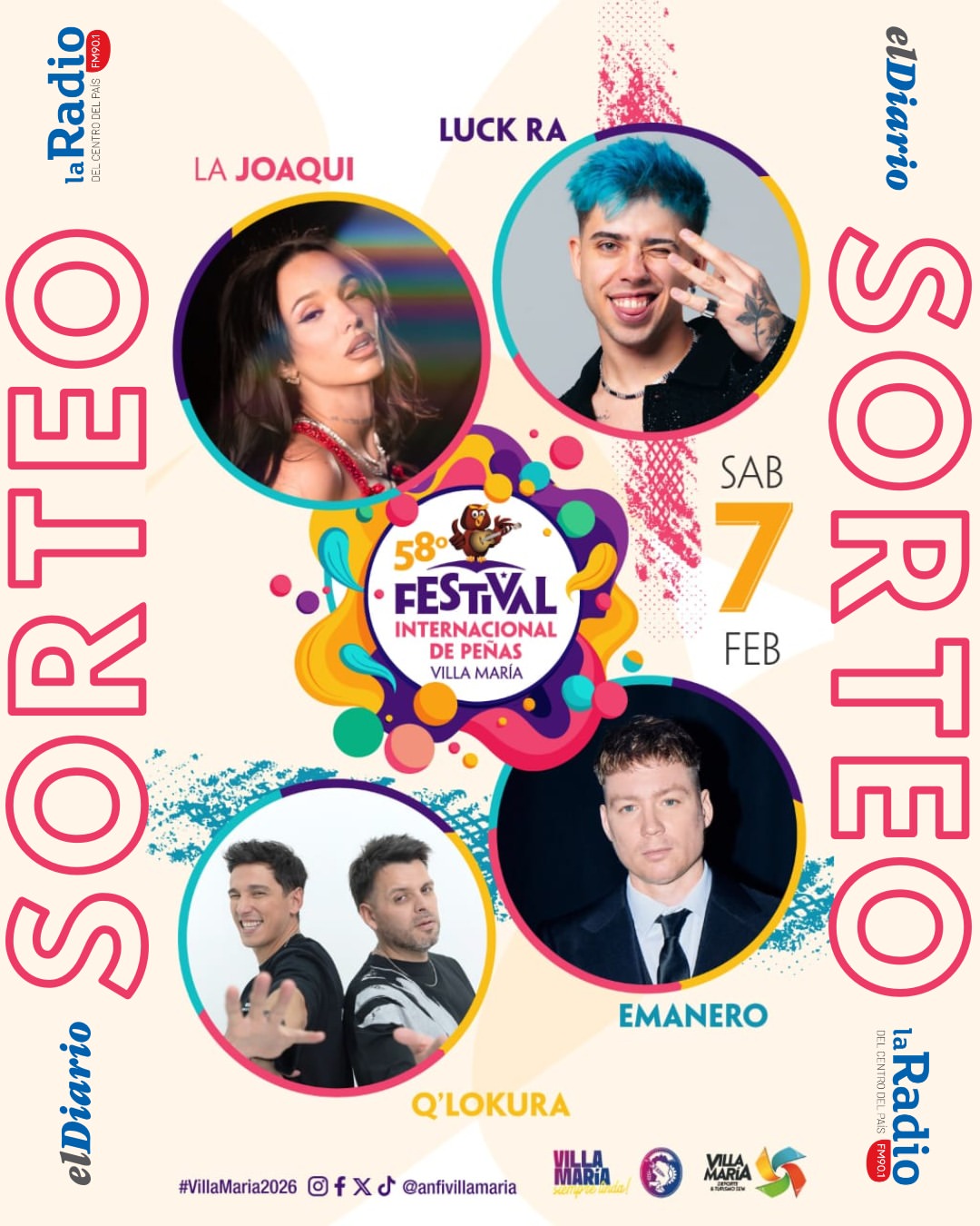 Imagen de 🦉Participá por entradas para el Festival de Peñas en el