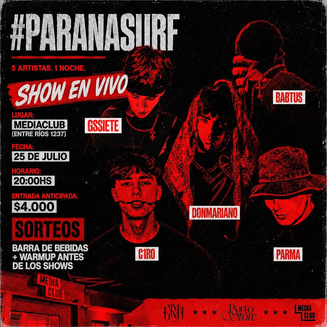 Imagen de 🎟️ SORTEO SHOW PARANASURF 🎟️

¿Querés ganarte un