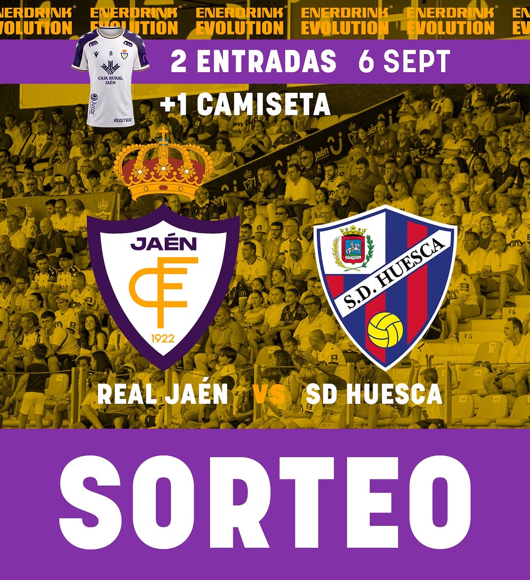 Imagen de ¡SORTEO! 🎟️ Gana 2 entradas 🎟️ + 1 camiseta 👕
