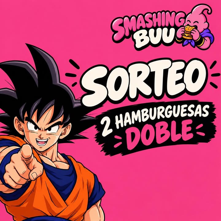 Imagen de 🎉🍔 **¡SORTEO SMASHING BUU!** 🍔🎉

¡Tenemos 2 ha