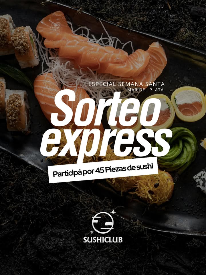 Imagen de 🐰🍣 SORTEO EXPRESS DE SEMANA SANTA 🍣🐰

¡Se viene