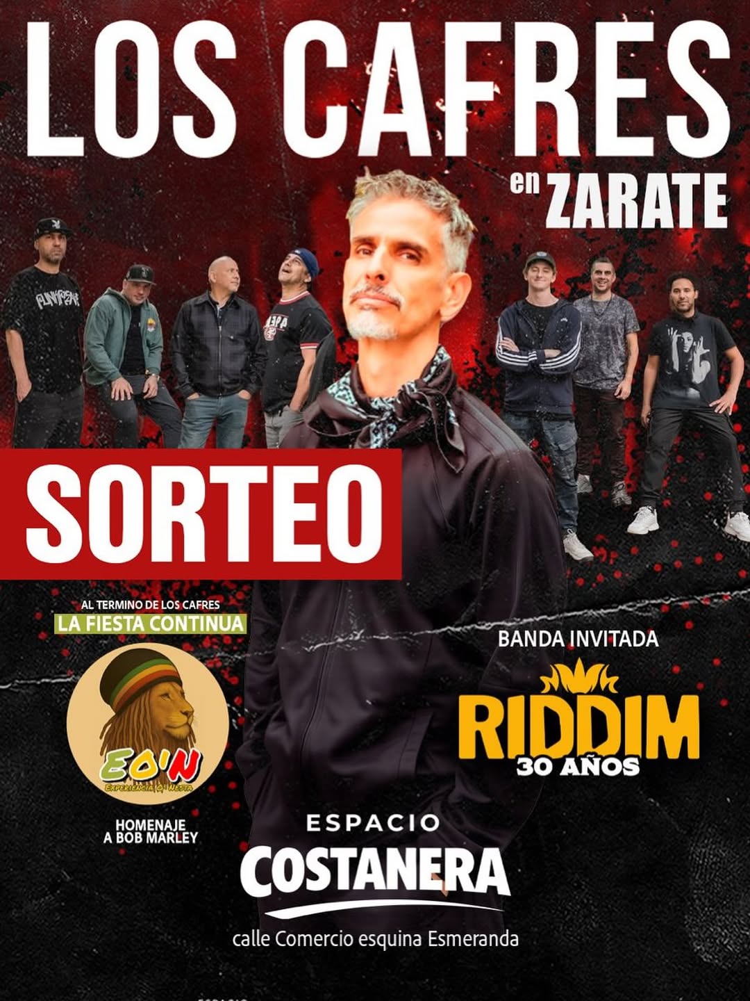Imagen de 🔥 ¡SORTEO LOS CAFRES EN ZÁRATE! 🇯🇲🍻

🎁 Sort