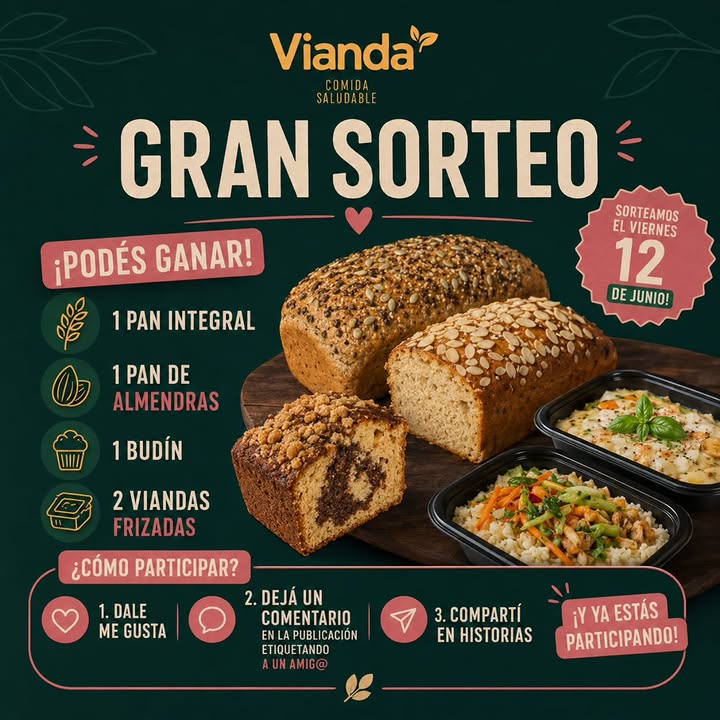 Imagen de 🎉✨ ¡LLEGÓ EL GRAN SORTEO DE VIANDA! ✨🎉

Queremos