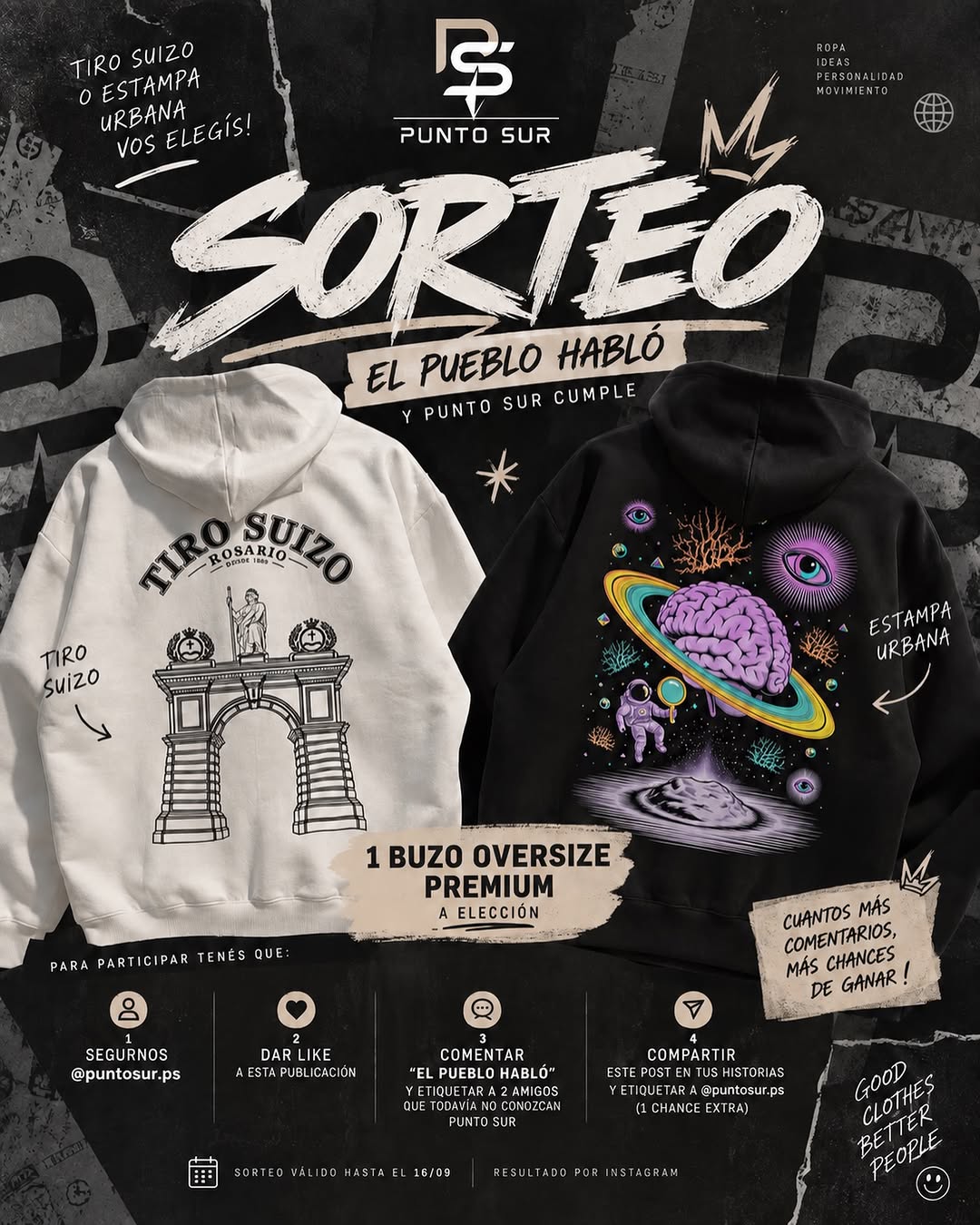 Imagen de EL PUEBLO HABLÓ… Y PUNTO SUR CUMPLE🗣️🔥

Premio:
�