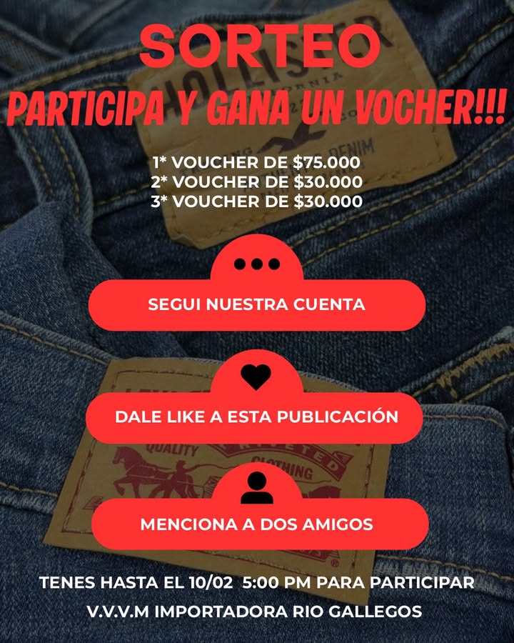 Imagen de 🎉 ¡SORTEO ALERTA! 🎉
¿Te gustaría ganar un voucher p