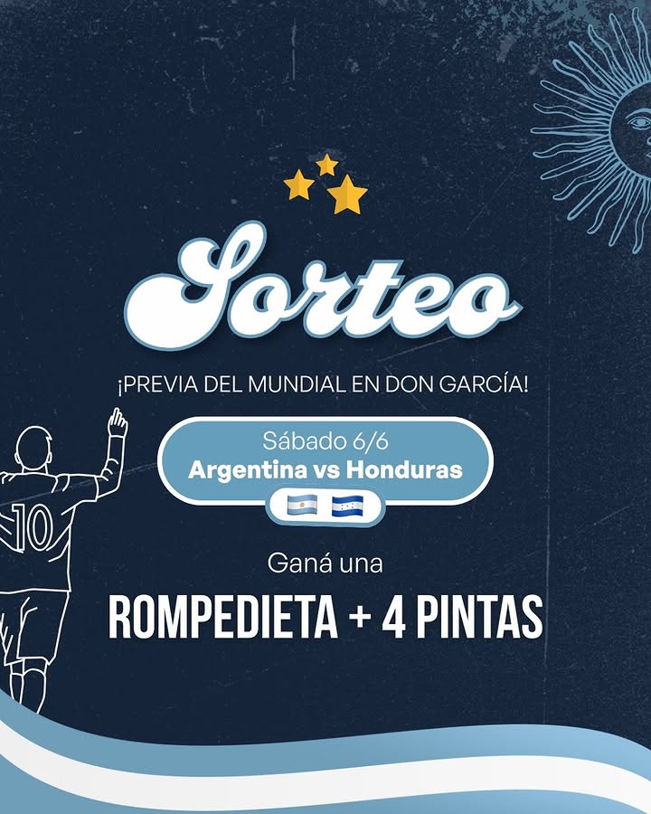 Imagen de Previamos el MUNDIAL con un #sorteo 🇦🇷⚽️

¡Ganá 