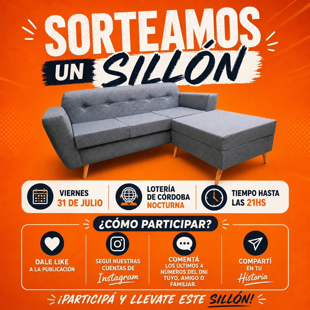Imagen de 🎉 ¡SORTEO SEMANAL RUSTICOR! 🎉

🛋️ Esta semana po