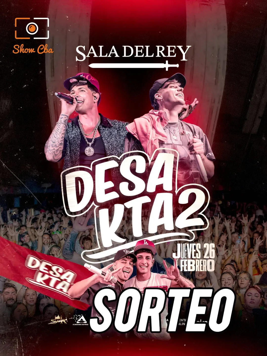 Imagen de 💣 #SORTEO DESAKTA2 🤟🏻❤️⃤
📣 PARTICIPA POR �