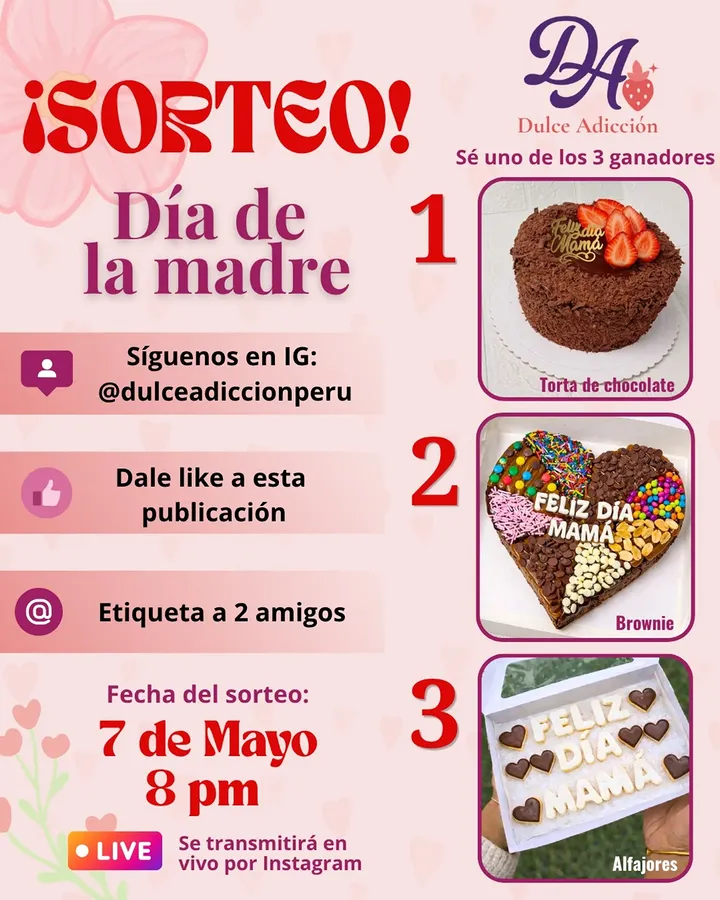 Imagen de 🌸🎉SORTEO POR EL DÍA DE LA MADRE🥳🌸
¡Porque mam�