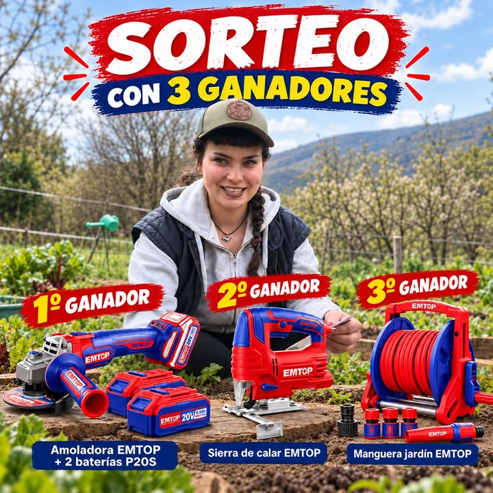 Imagen de 🎉 ¡SORTEO EMTOP! 3 GANADORES, 3 PREMIOS 🎉

Junto a @e