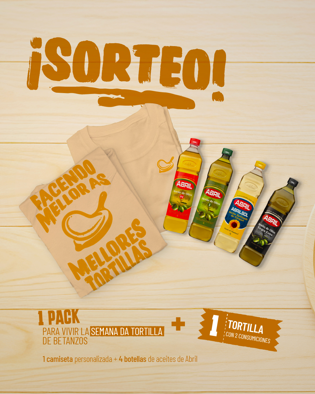 Imagen de Temos un plan para quen non perdoa unha boa tortilla. 🥔�