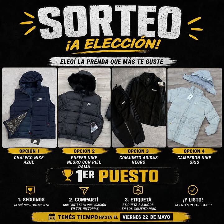 Imagen de 🎉 SORTEO “LLÉGATE Y LO VEMOS” 🎉

🔥 ¡Se vienen