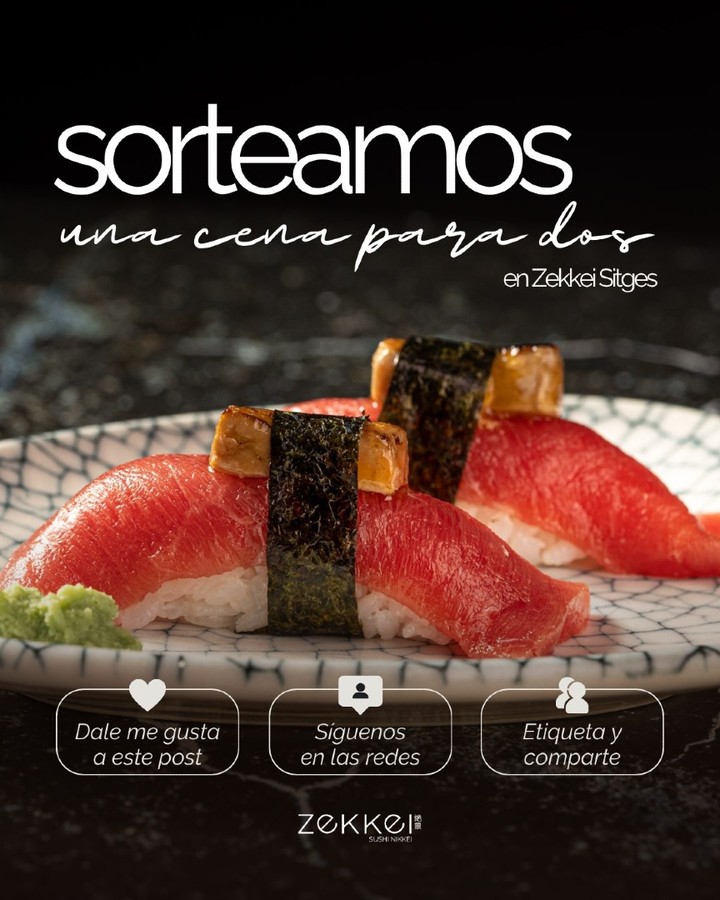 Imagen de ¿Te imaginas disfrutar de una cena para dos en Zekkei Sitge