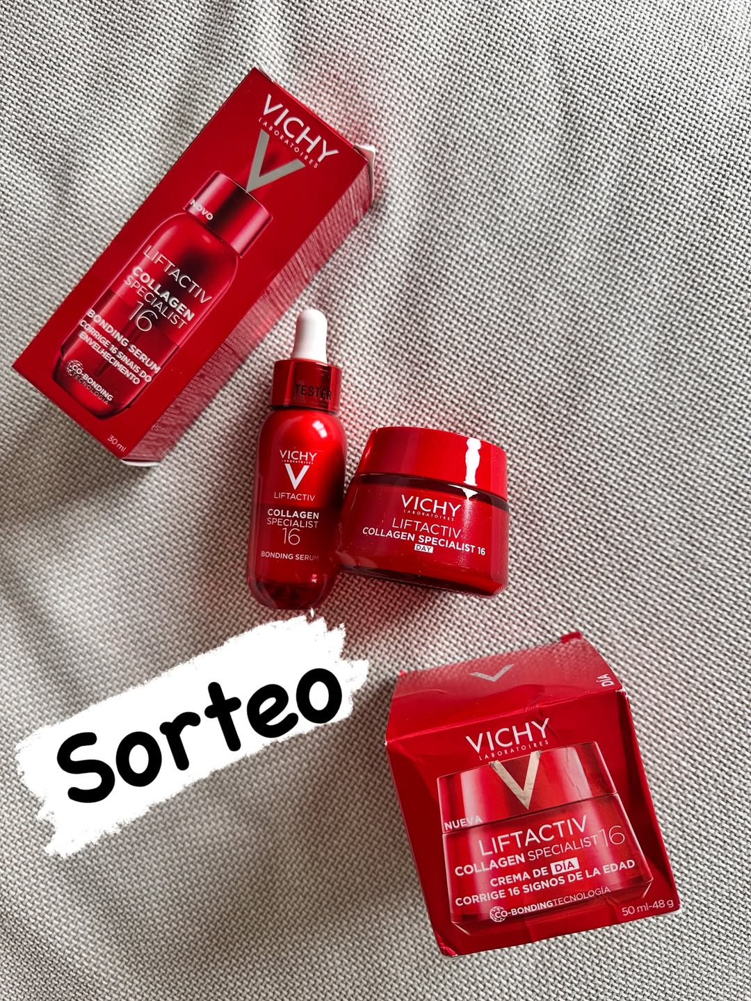 Imagen de Sorteo exprés!!! 

Serum y crema de Vichy!! Lineal colágen