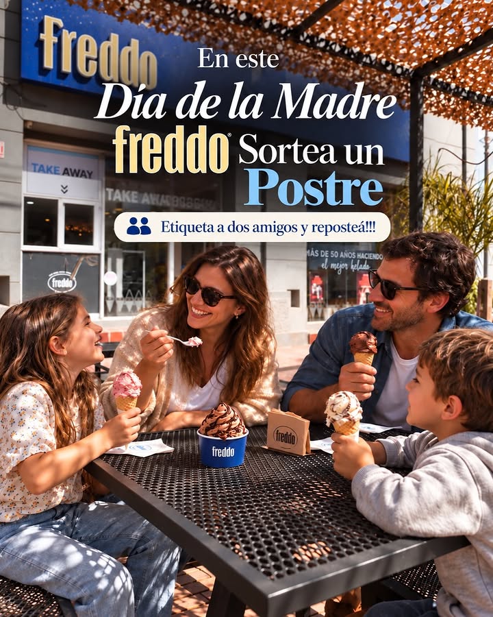 Imagen de Nada mejor que compartir un gelato con Mamá. Por eso festej
