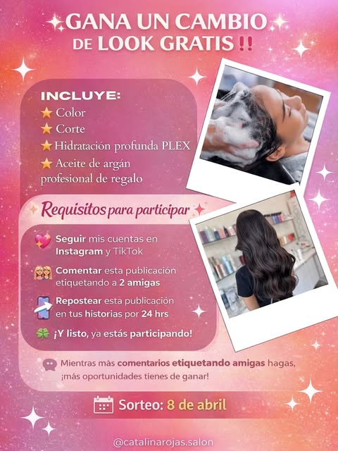 Imagen de ✨ SORTEO CAMBIO DE LOOK ✨

Quiero regalarle a una de ust