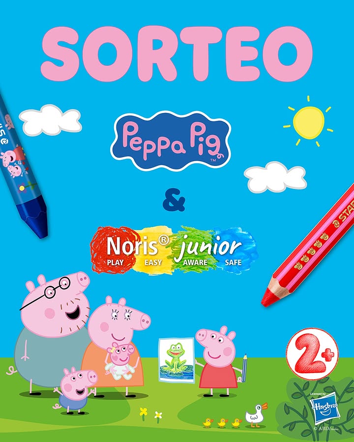 Imagen de 🐷🎨 Peppa Pig pone la diversión. Noris junior, el colo