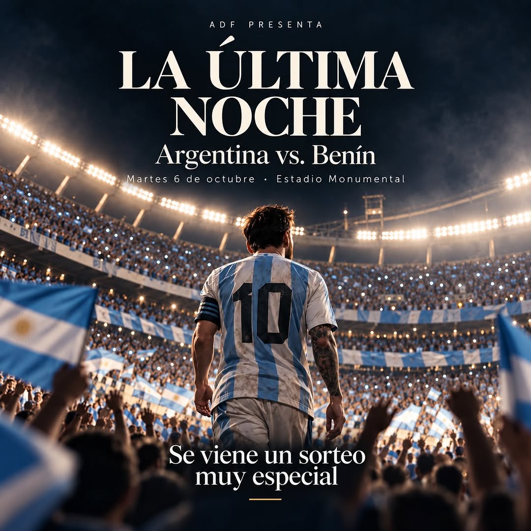 Imagen de LA ÚLTIMA NOCHE 🇦🇷

Queremos que uno de ustedes pueda