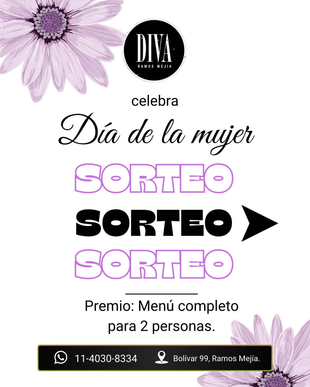 Imagen de 🎉✨ ¡SORTEO SORTEO SORTEO! ✨🎉

Este Día de la Muj