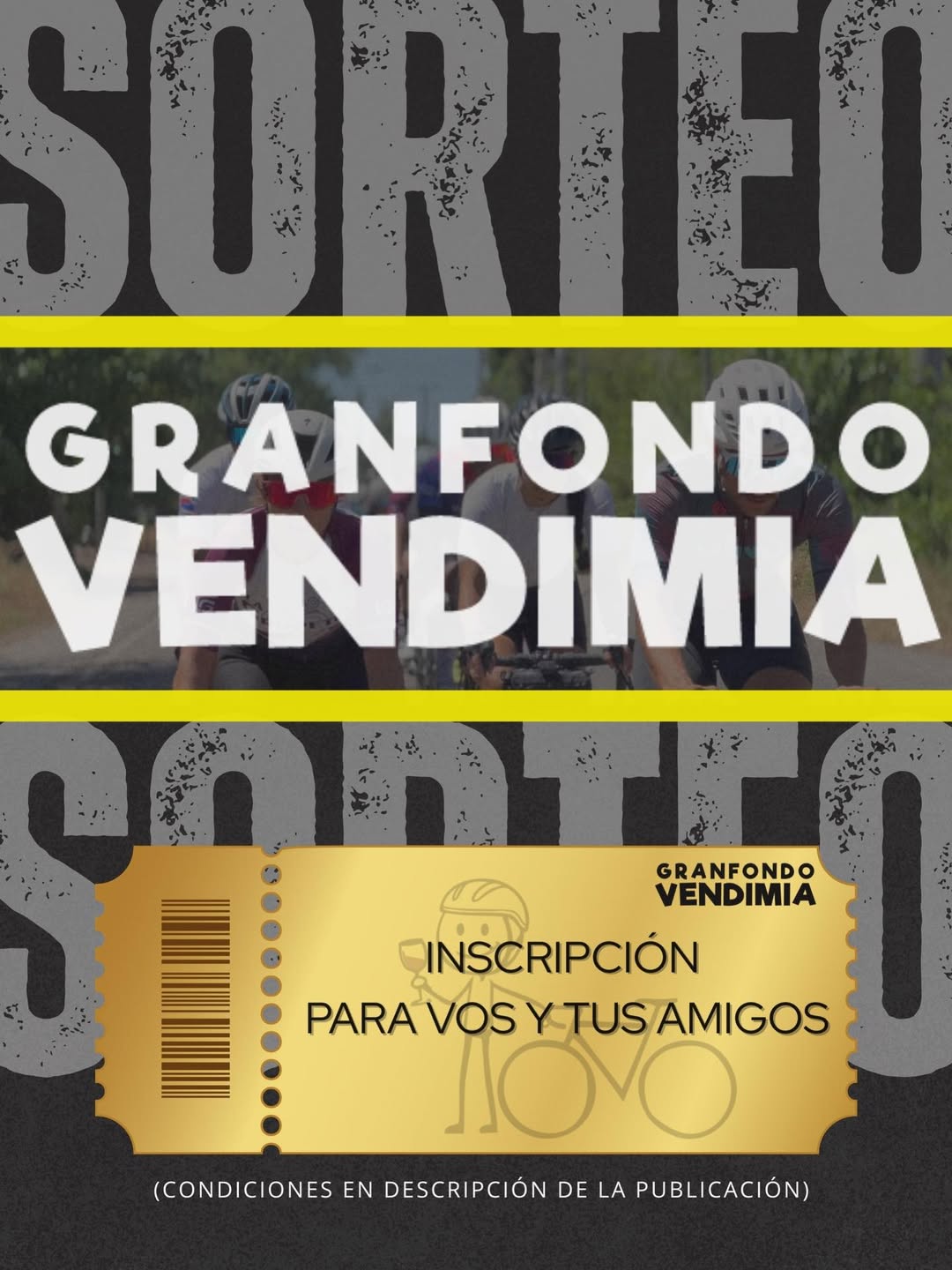 Imagen de Sorteo fin de año con GRAN FONDO VENDIMIA, participa por in