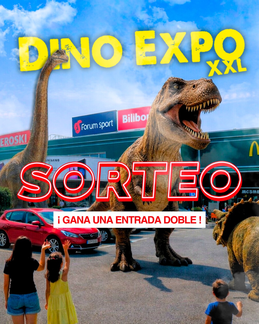Imagen de 🦖 ¡SORTEO EN BILBONDO! 🦖

Sorteamos 85 entradas doble