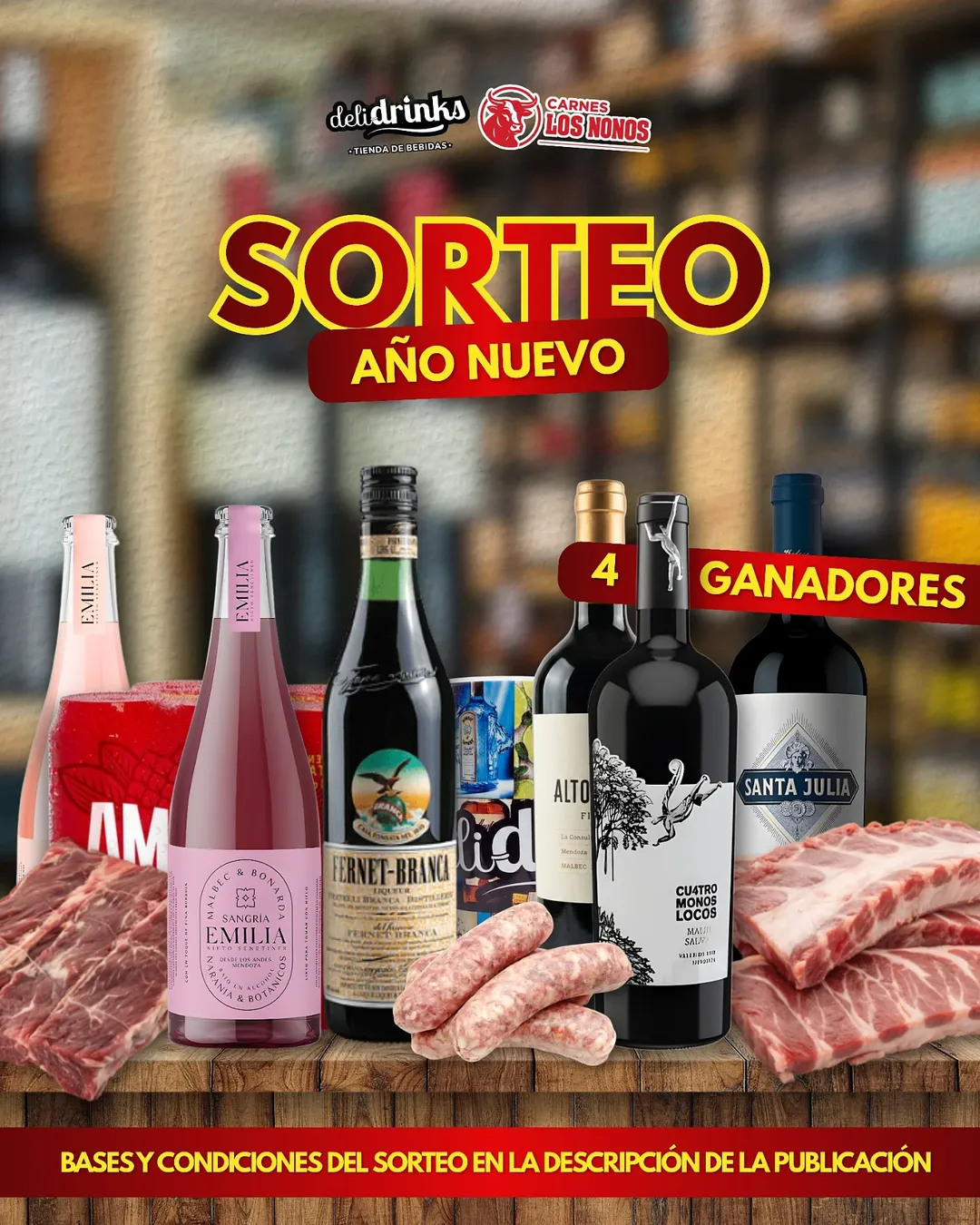 Imagen de 🥩🍷 SORTEO DE AÑO NUEVO 🥂🔥
¡Queremos que termin
