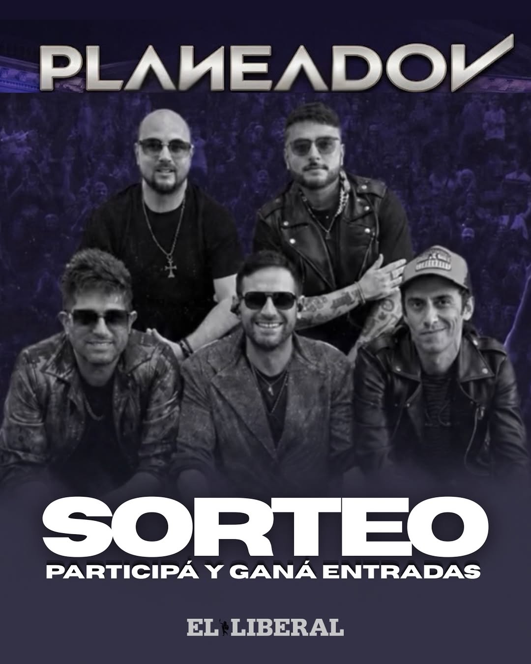 Imagen de 🎸🎶 ¡EL LIBERAL sortea entradas para ver a Planeador V