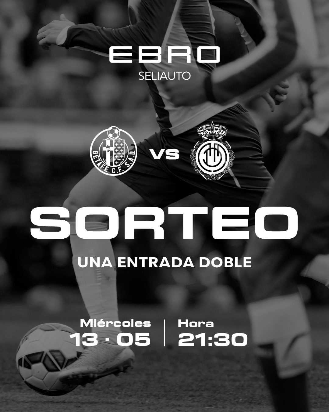 Imagen de 🎉 #SORTEO EBRO ⚽️ ¿Quieres ir a ver el Getafe C.F. v