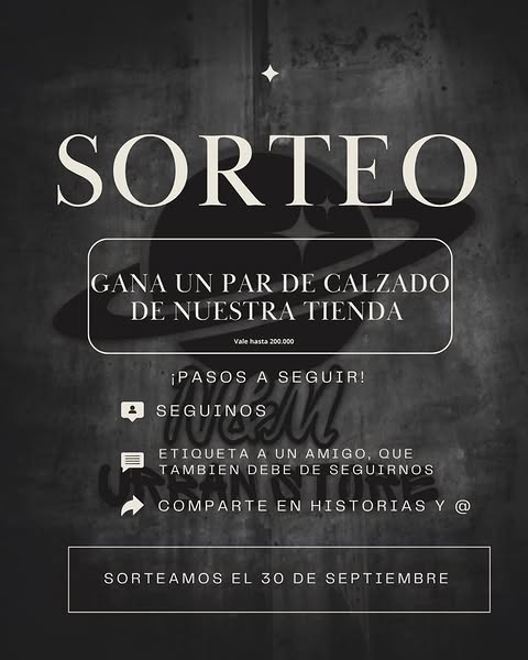 Imagen de 🎉 ¡SORTEO EN N&M URBAN STORE! 👟✨

¡Podés ganar un