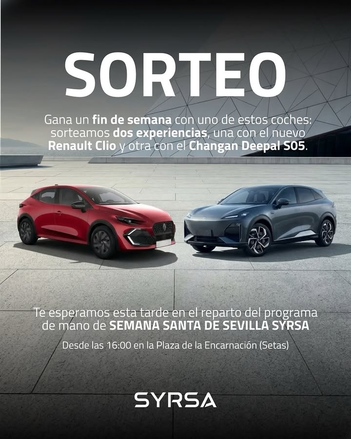 Imagen de 🚗✨ ¡SORTEO ESPECIAL SEMANA SANTA! ✨🚗

Hoy tienes 